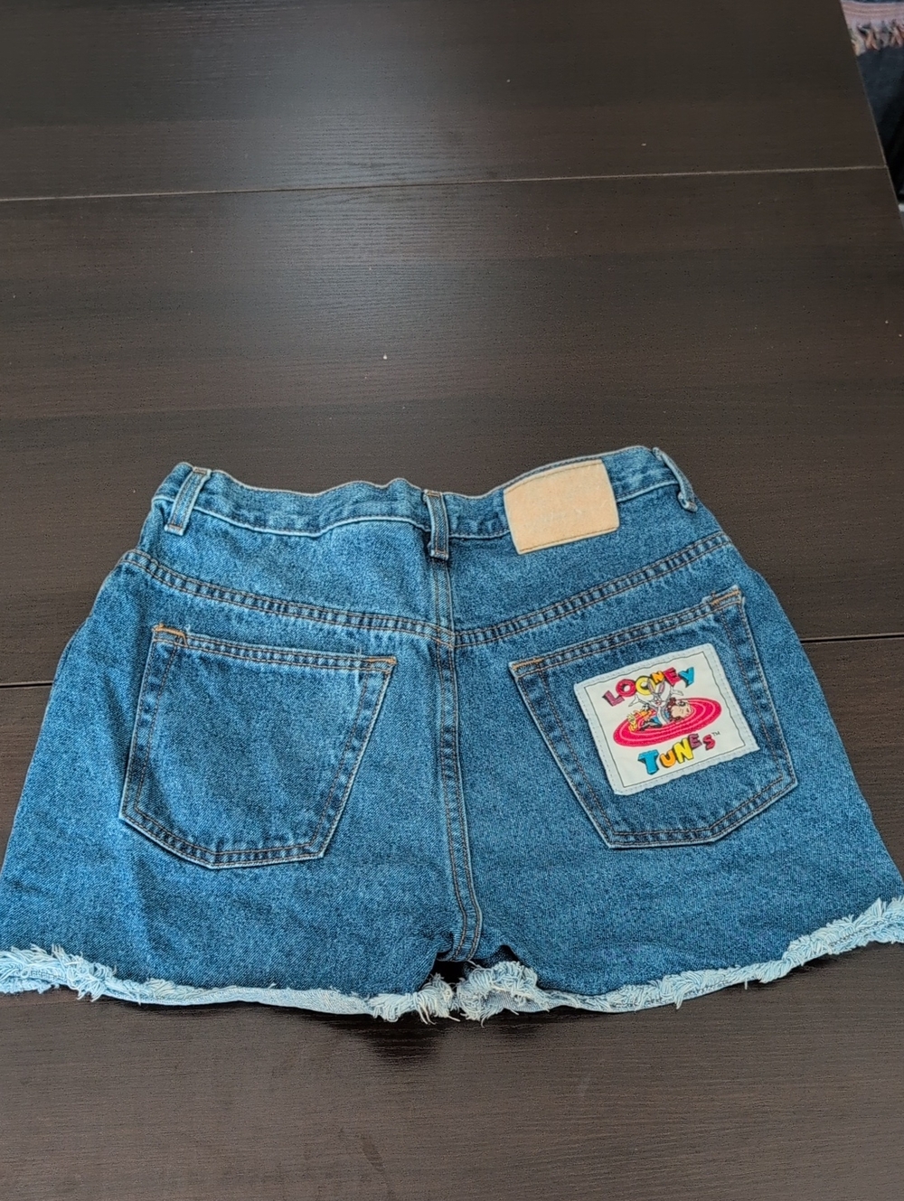 Warner Bros. Looney Tunes Blue Denim Cutoff Shorts